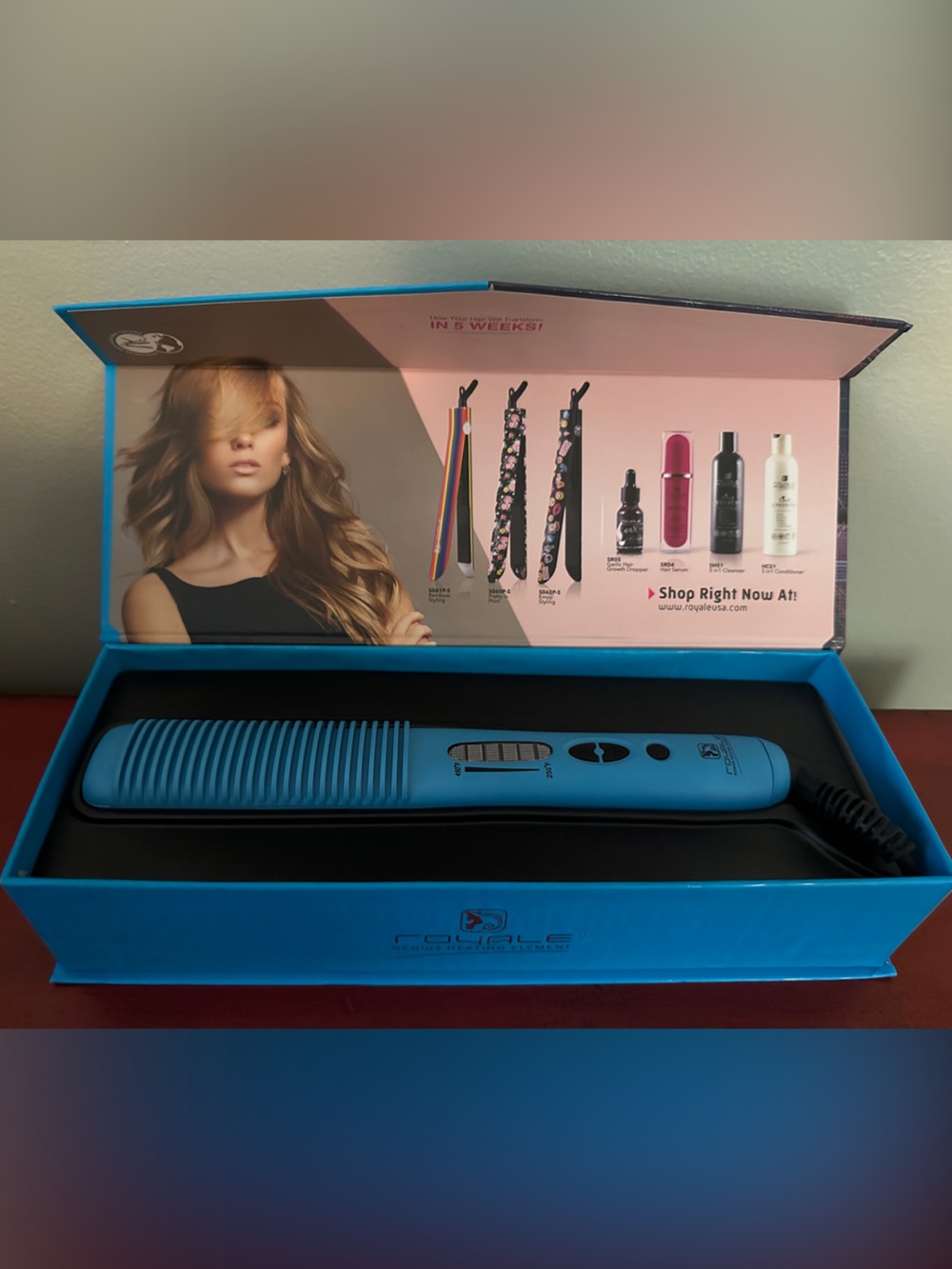 Royale Multi Purpose Ceramic Hair Brush (New-Open Box)